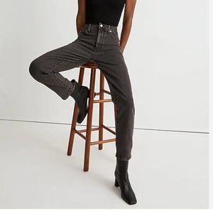 Madewell the perfect vintage jean black gray 25. petite